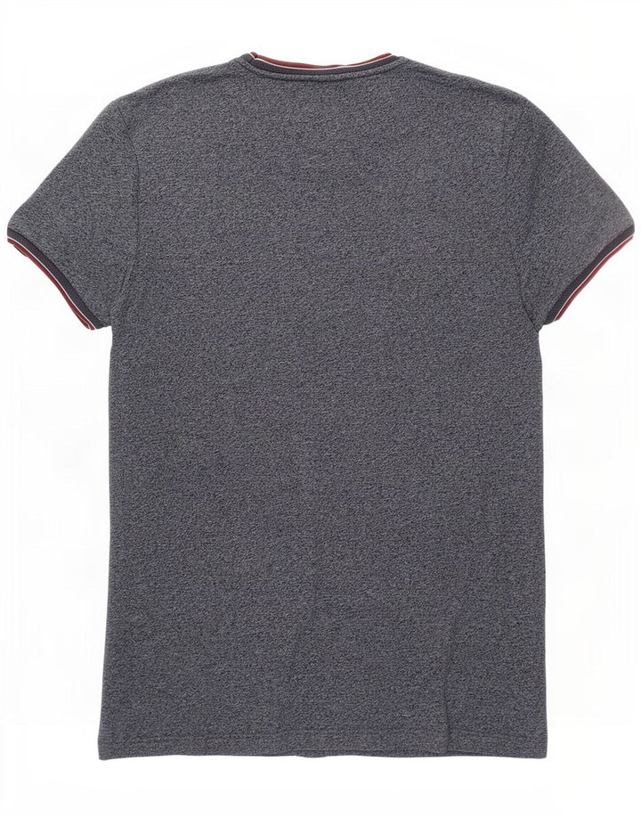 Ανδρικό μπλουζάκι Jack Wills Top από βαμβακερό μεσαίο μπλε ναυτικό