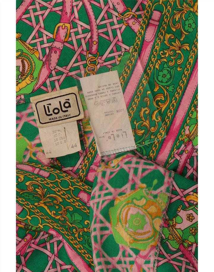 Γυναικείο φόρεμα LIOLA Oversized Abstract Pattern Shift UK 10 Small Green