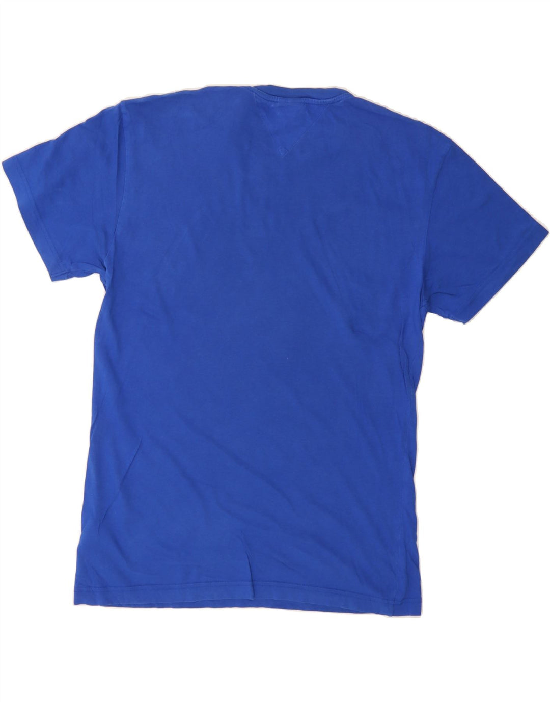 TOMMY HILFIGER Mens T-Shirt Top Medium Blue Cotton Vintage Tommy Hilfiger and Second-Hand Tommy Hilfiger from Messina Hembry 