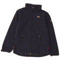 Napapijri Boys Hooded Rain Jacket 9-10 Years Navy Blue Polyamide