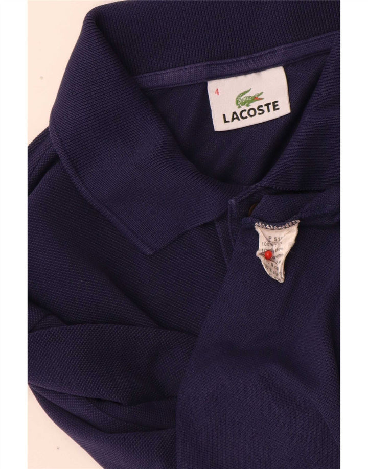 Ανδρικό πουκάμισο Polo Lacoste, Μέγεθος 4, Βαμβακερό μεσαίο μωβ