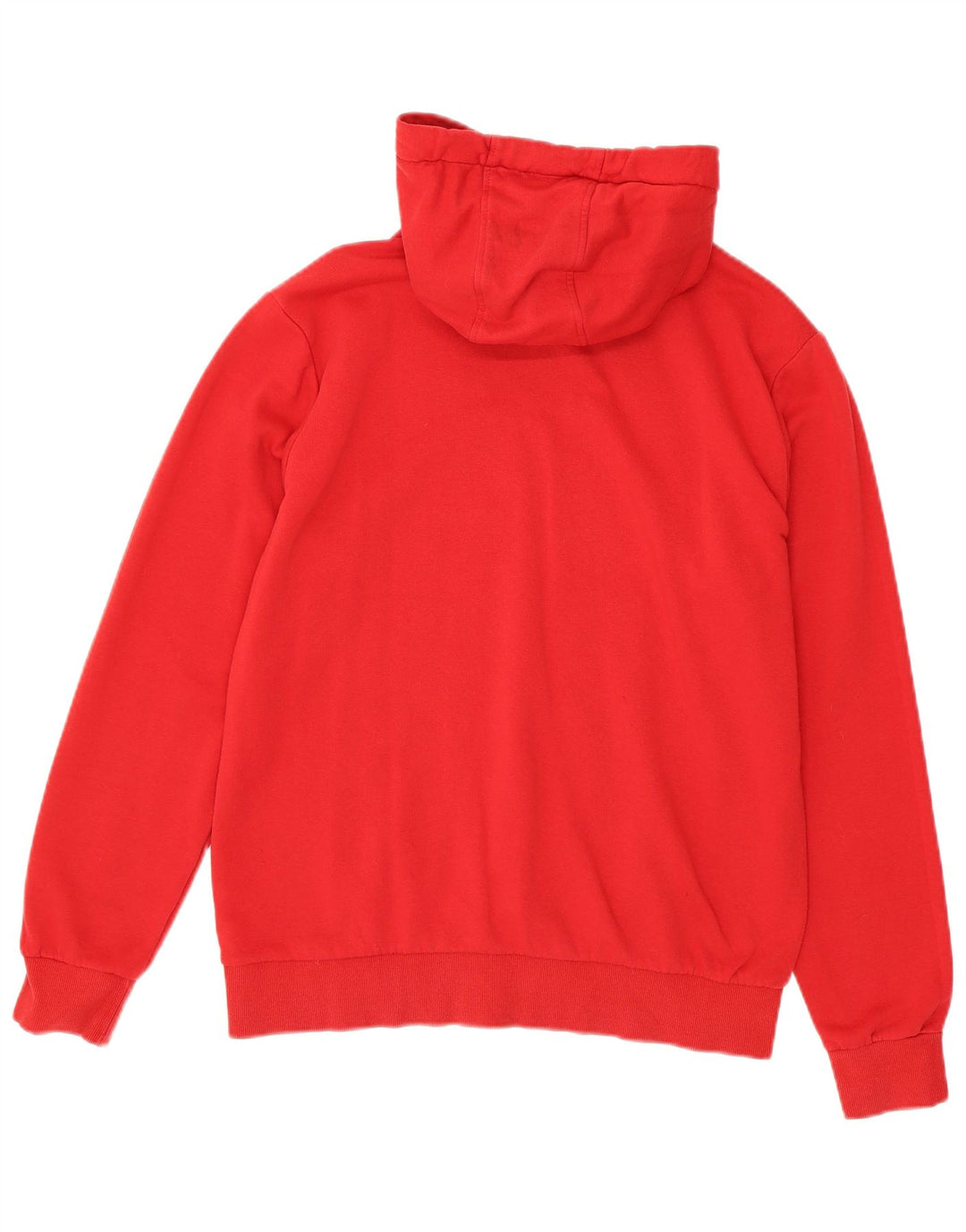 KAPPA Mens Graphic Hoodie Jumper Medium Red Cotton