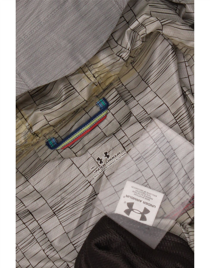 Ανδρικό μπουφάν βροχής με κουκούλα UNDER Armour UK 38 Medium Grey Polyester
