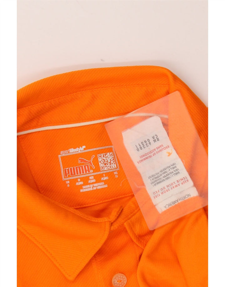 Ανδρικό πουκάμισο Polo Puma, μεσαίο πορτοκαλί πολυεστέρας