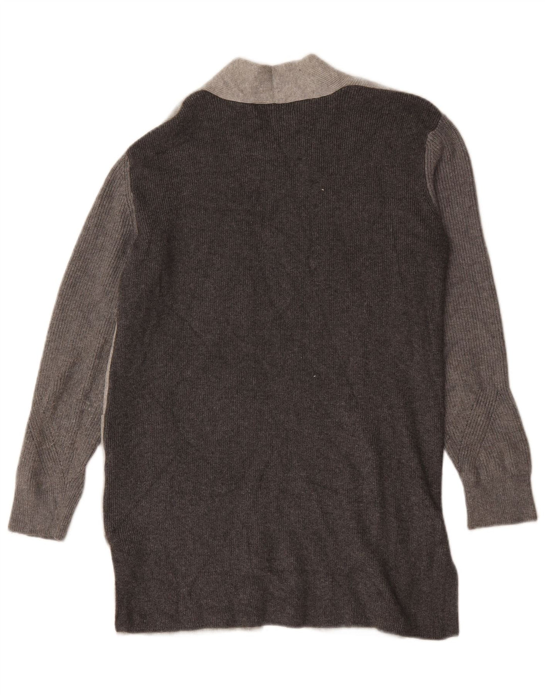 Marks & Spencer Γυναικείο πουλόβερ Longline Cardigan UK 12 Medium Grey