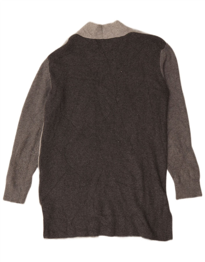 Marks & Spencer Γυναικείο πουλόβερ Longline Cardigan UK 12 Medium Grey