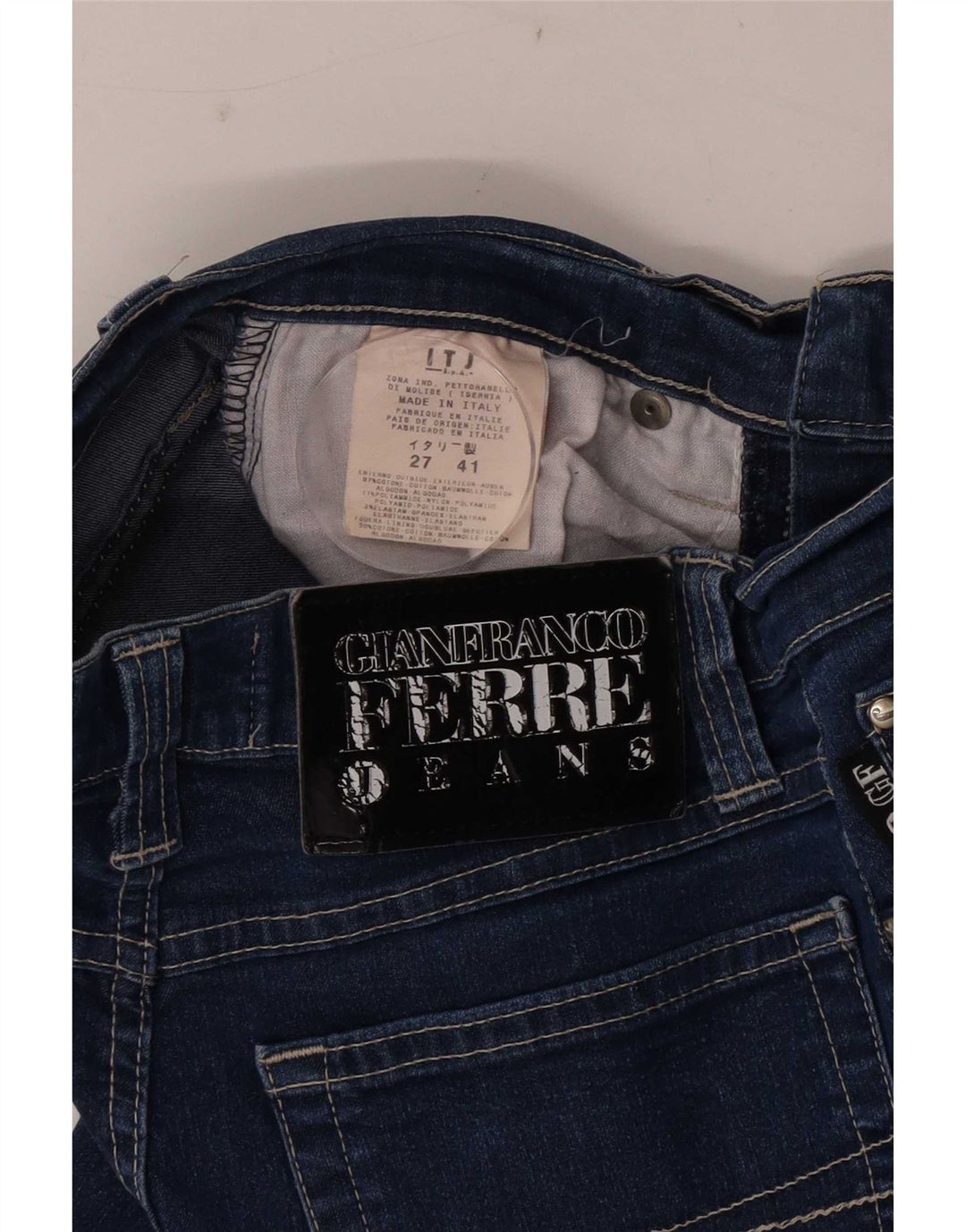Gianfranco Ferre Γυναικείο Slim Jeans W27 L28 Μπλε βαμβακερό