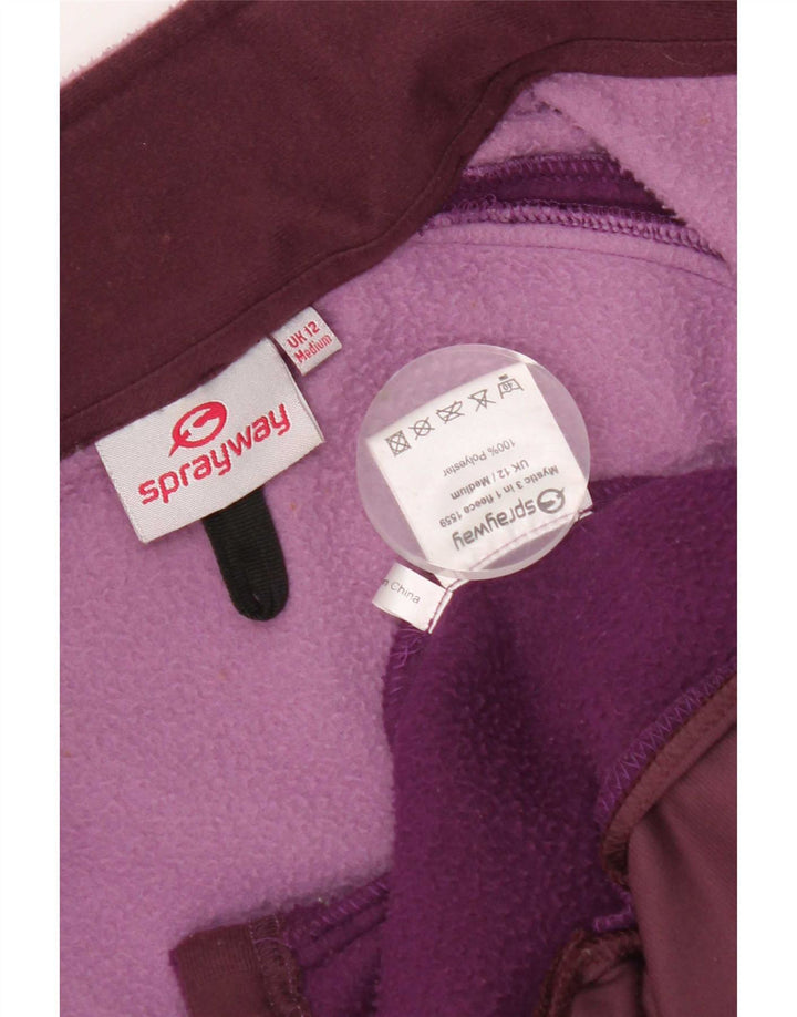 Sprayway γυναικείο μπουφάν Fleece UK 12 Medium Purple Colourblock