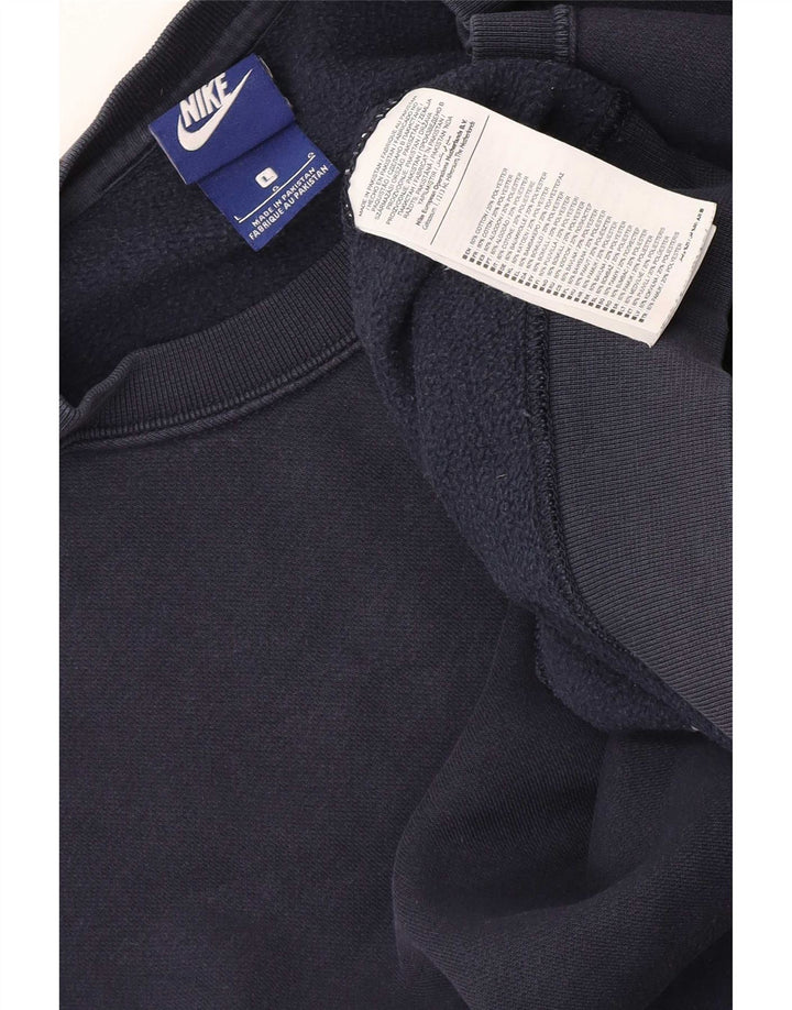Ανδρικό φούτερ Nike Jumper με μεγάλο μπλε ναυτικό βαμβακερό χρώμα