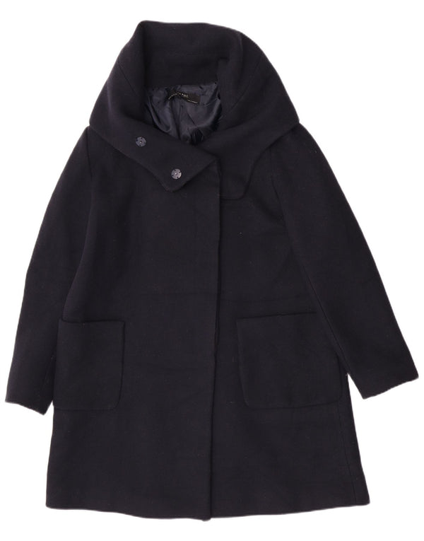 Zara Γυναικείο Πανωφόρι UK 18 XL Navy Blue Acrylic