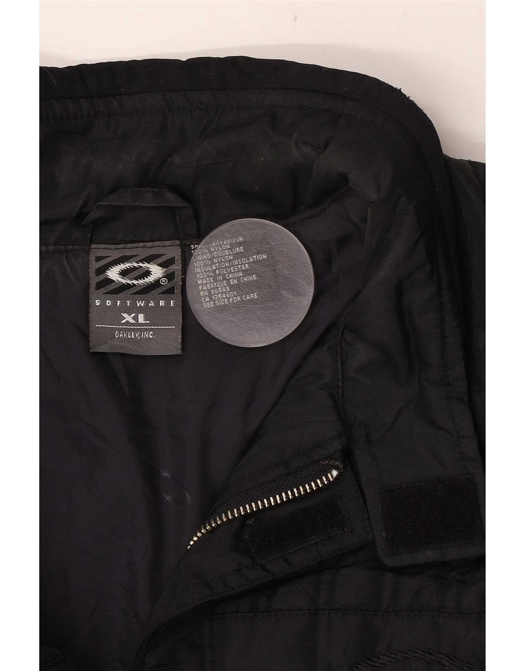 Ανδρικό μπουφάν Oakley με επένδυση UK 42 XL μαύρο νάιλον