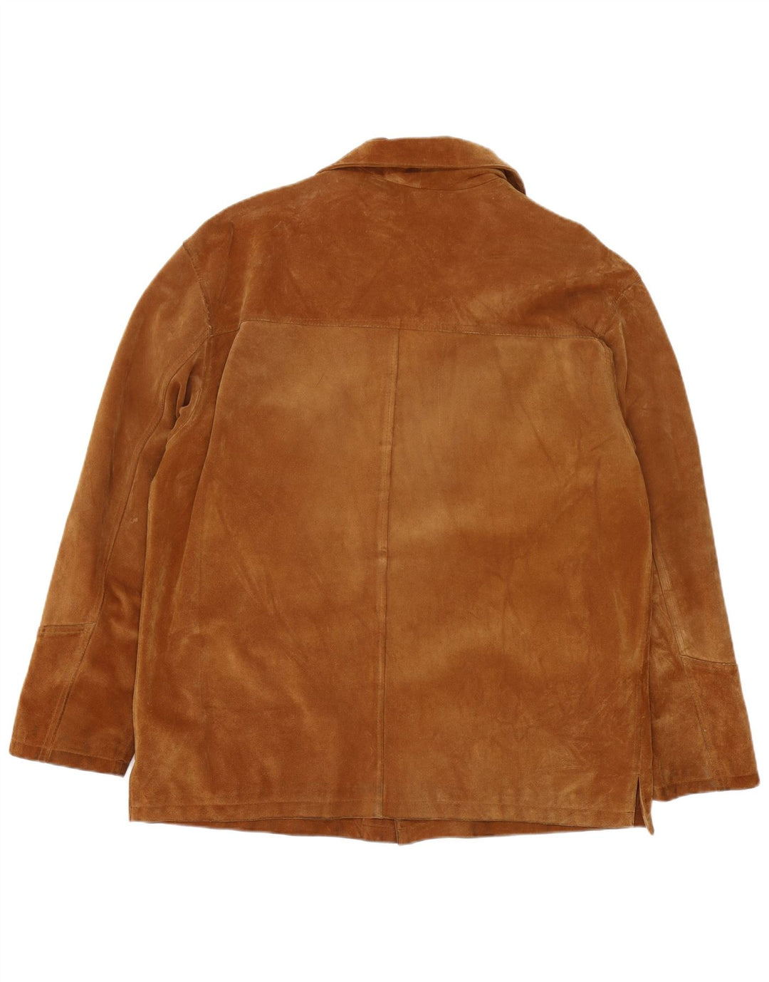 Vintage Ανδρικό Suede Jacket UK 44 2XL Καφέ Δερμάτινο