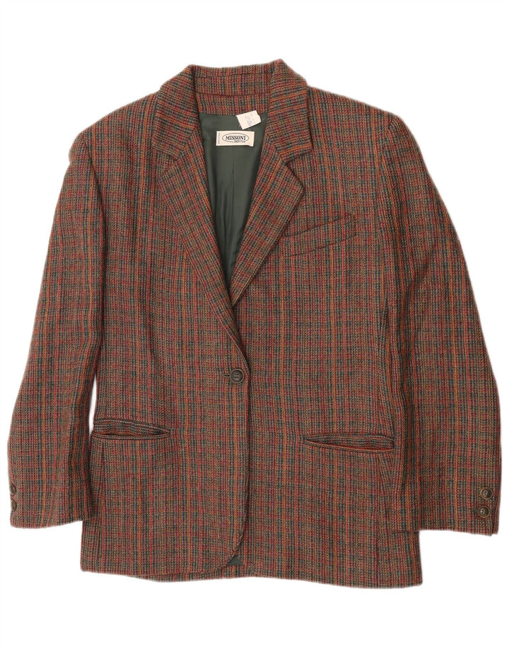 Missoni Γυναικείο Blazer Jacket UK 12 Medium πολύχρωμο ριγέ Classic