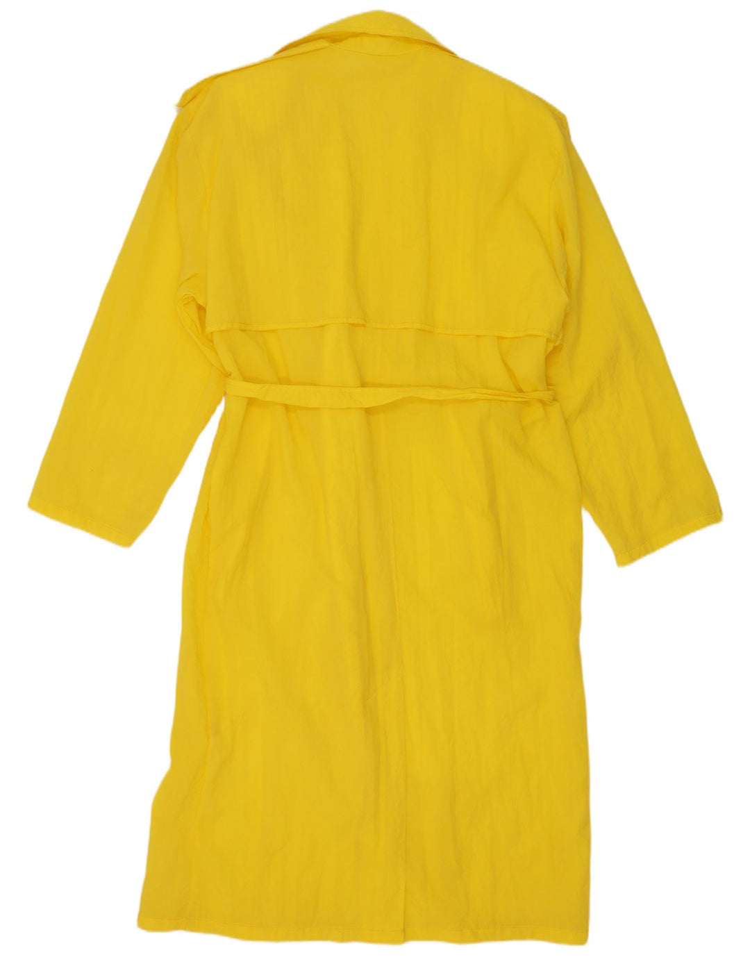 Vintage γυναικεία καμπαρντίνα UK 14 Medium Yellow