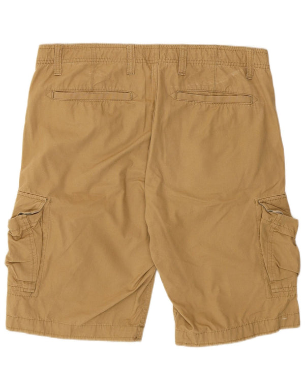 Jack & Jones Mens Comfort Fit Cargo Shorts Medium W32  Beige Cotton