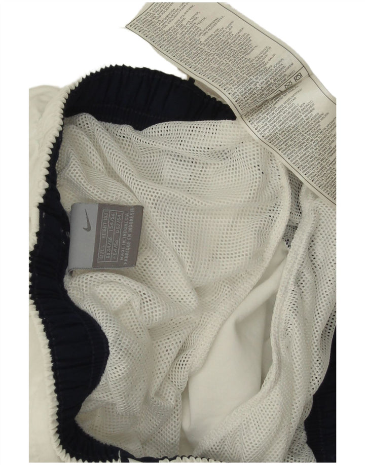 Ανδρικό αθλητικό σορτς Adidas μεγάλο λευκό πολυεστερικό αθλητικό