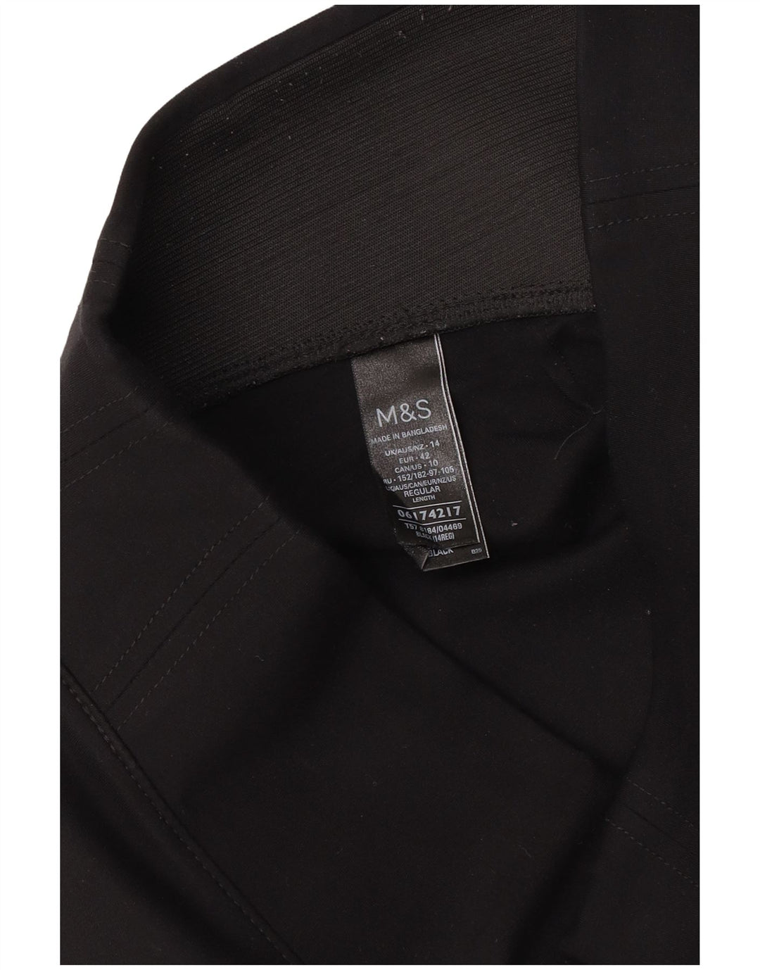 Marks & Spencer Γυναικεία Κολάν UK 14 Μεγάλη μαύρη βισκόζη