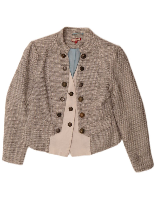 Joe Browns Γυναικείο τζάκετ blazer UK 14 μεσαίου γκρι ακρυλικό με 3 κουμπιά