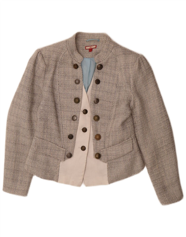 Joe Browns Γυναικείο τζάκετ blazer UK 14 μεσαίου γκρι ακρυλικό με 3 κουμπιά