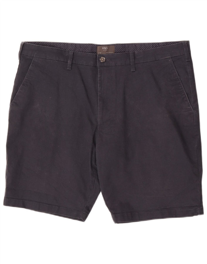 Ανδρικό σορτς Chino Marks & Spencer W40 XL Navy Blue Cotton
