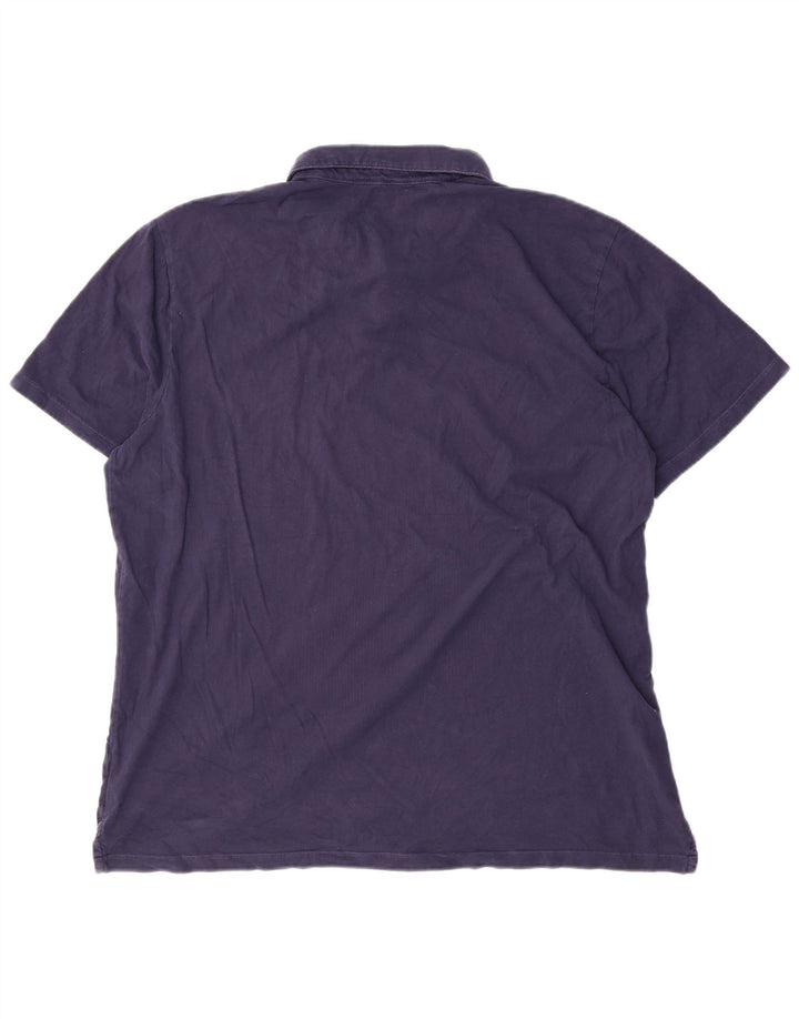 Ανδρικό μπλουζάκι πόλο Gap XL Navy Blue Cotton