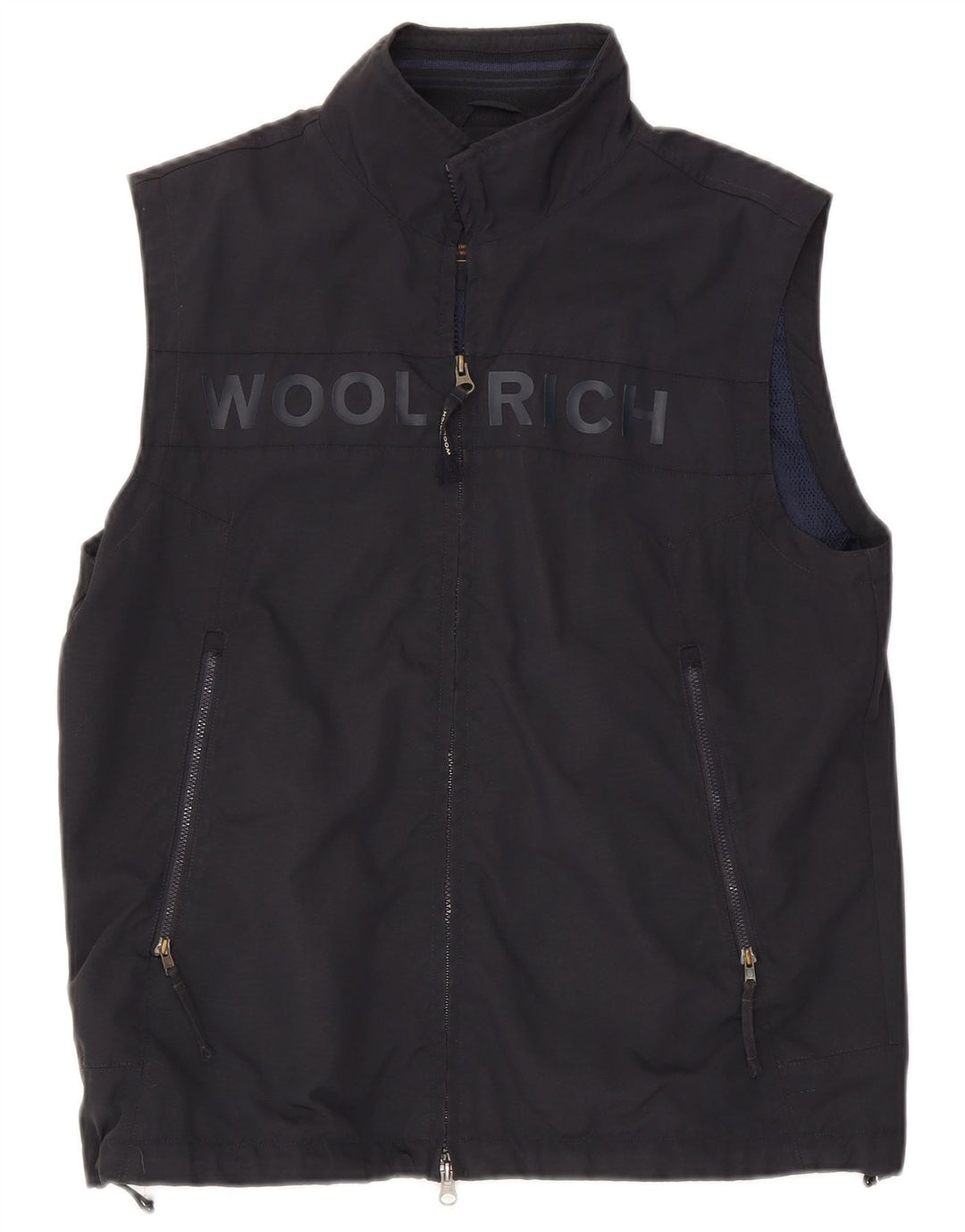 Ανδρική φόρμα Woolrich Graphic Αμάνικη φόρμα Top Jacket Large Navy Blue