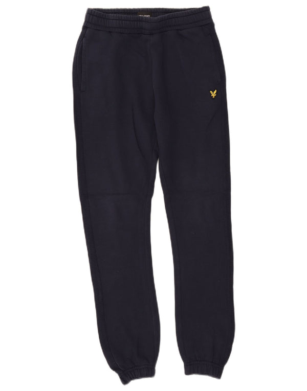 Lyle & Scott Boys Tracksuit Trousers Joggers 10-11 Years  Navy Blue Cotton