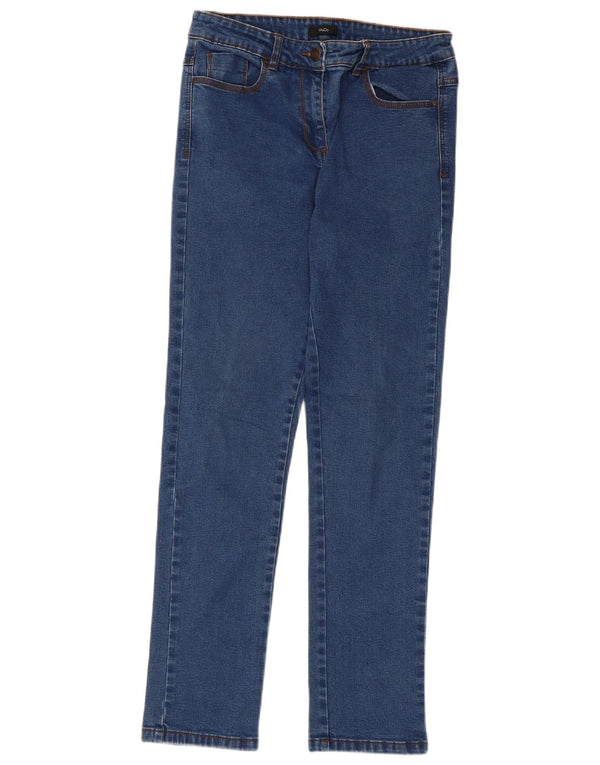 M&Co Γυναικεία Slim Jeans UK 8 Small W30 L28 Blue Cotton
