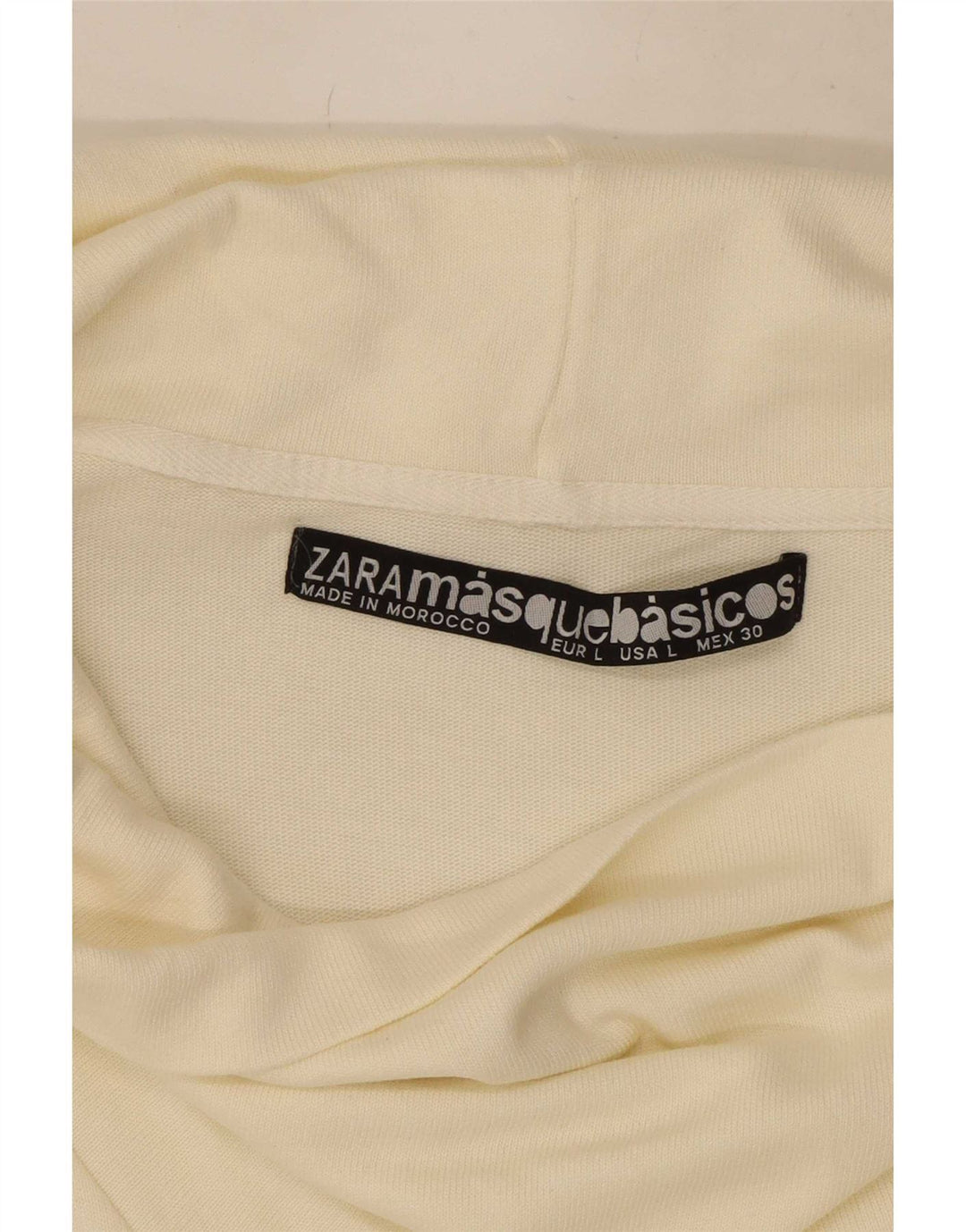 Zara Γυναικείο φόρεμα Shift UK 14 Large Off White