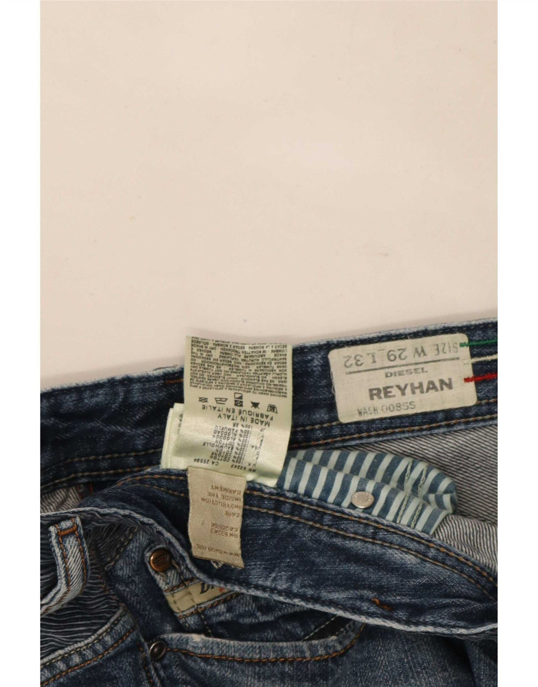 Diesel Ανδρικό Reyhan Bootcut Jeans W29 L32 Navy Blue Cotton
