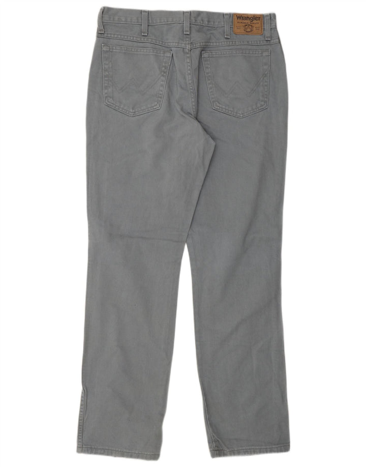 Ανδρικό τζιν WRANGLER Regular Straight W34 L33 Γκρι βαμβακερό