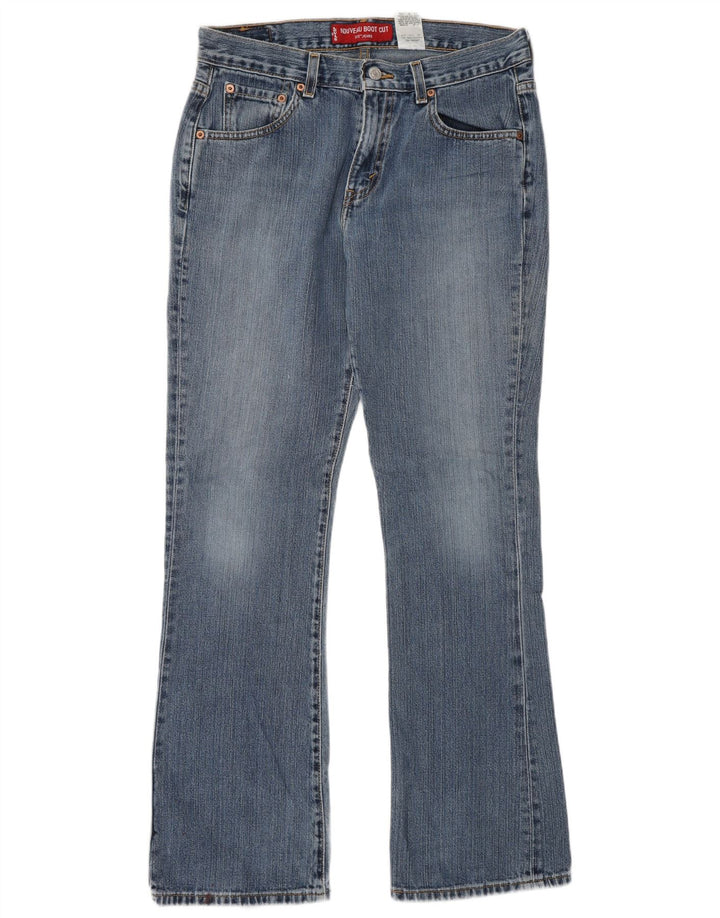 Γυναικείο τζιν Levi's 515 χαμηλομέση μποτάκι US 8 Medium W30 L31 Μπλε βαμβακερό