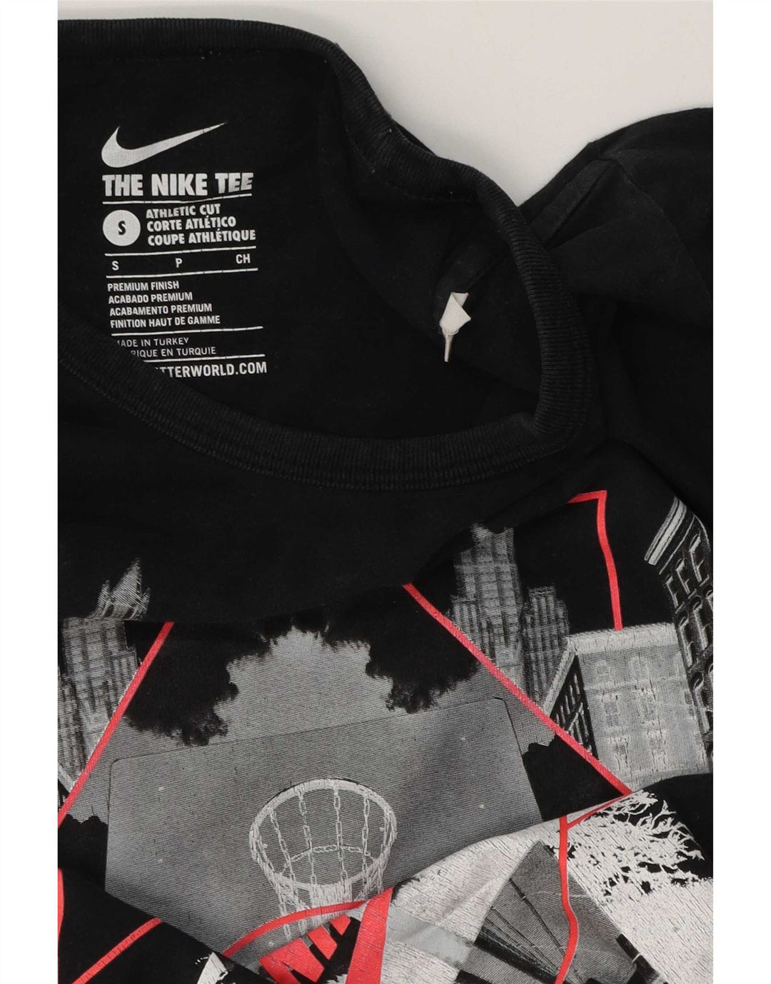 Ανδρικό μπλουζάκι Nike με γραφικό κούφωμα, μικρό μαύρο