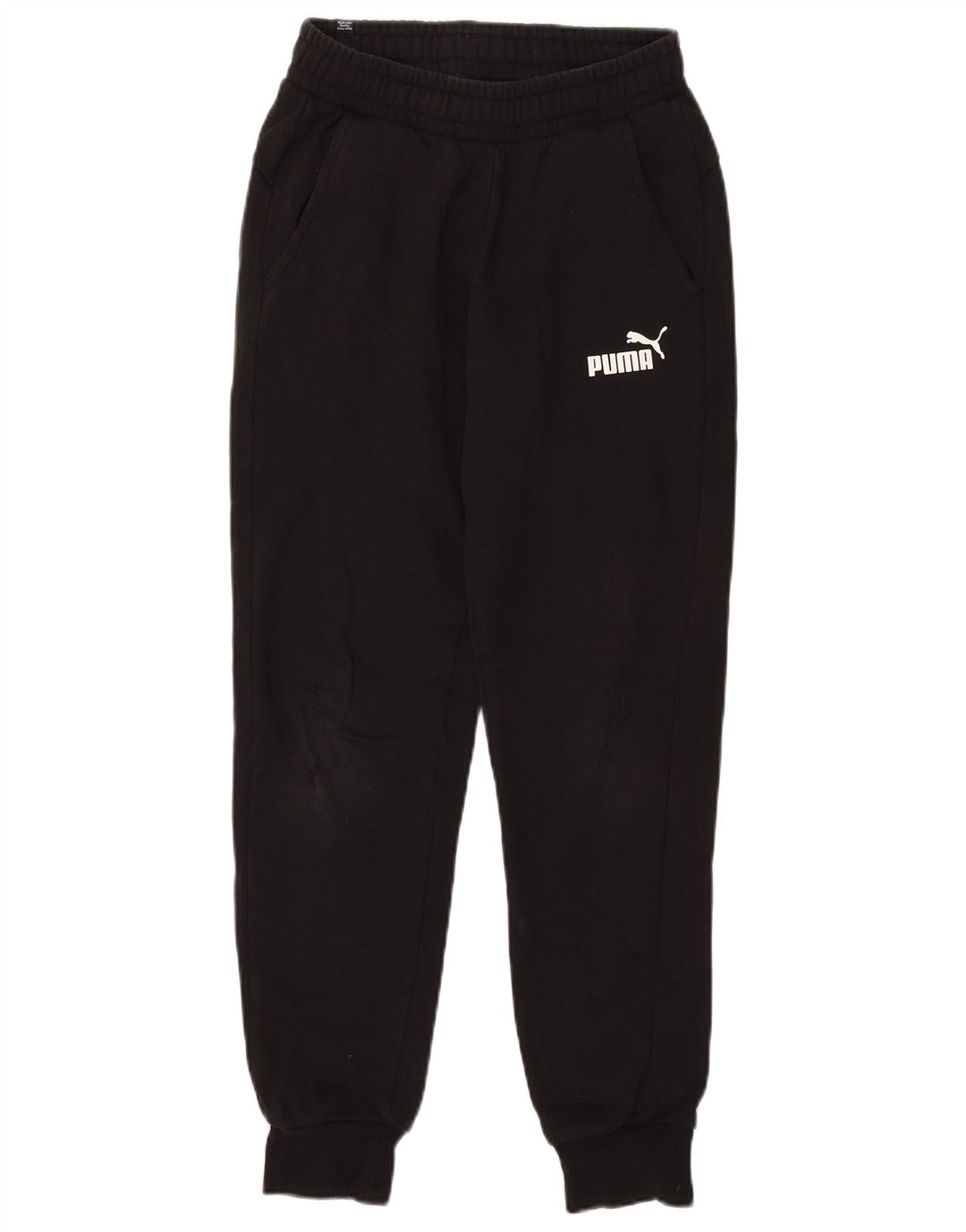 Ανδρική αθλητική φόρμα Puma Παντελόνι Joggers Μικρό μαύρο βαμβακερό