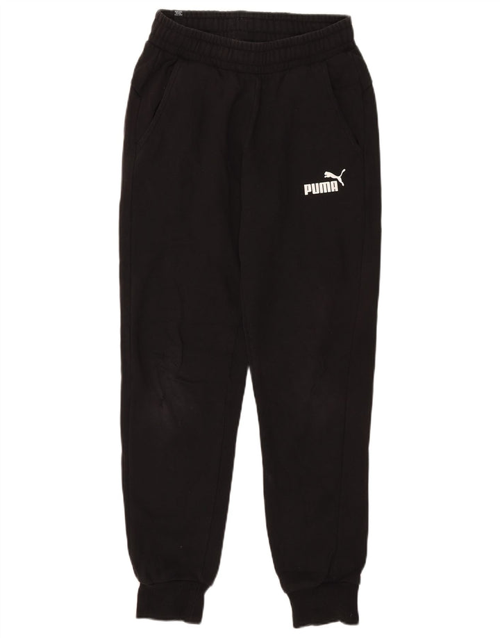 Ανδρική αθλητική φόρμα Puma Παντελόνι Joggers Μικρό μαύρο βαμβακερό