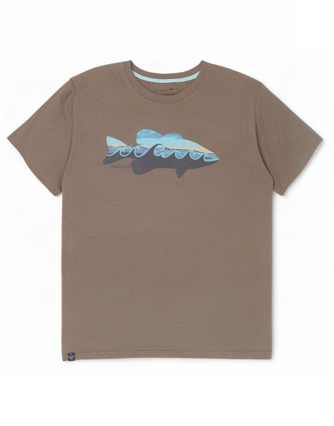 Ανδρικό μπλουζάκι Weird Fish Graphic T-Shirt 3XL γκρι βαμβακερό