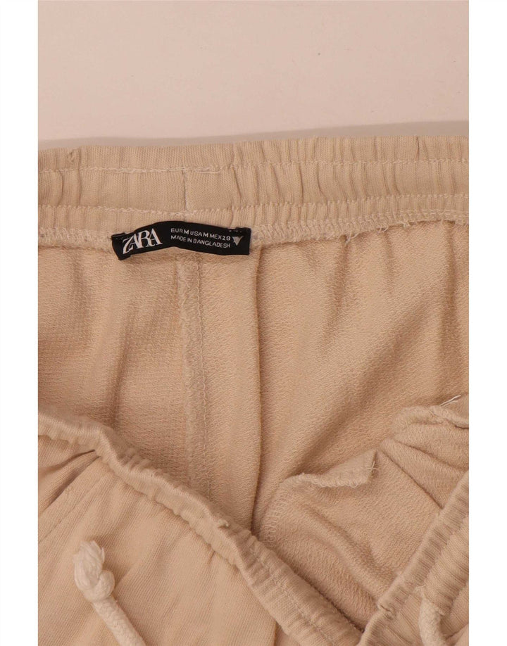 Zara Ανδρική φόρμα Crop Παντελόνι Joggers Medium Beige
