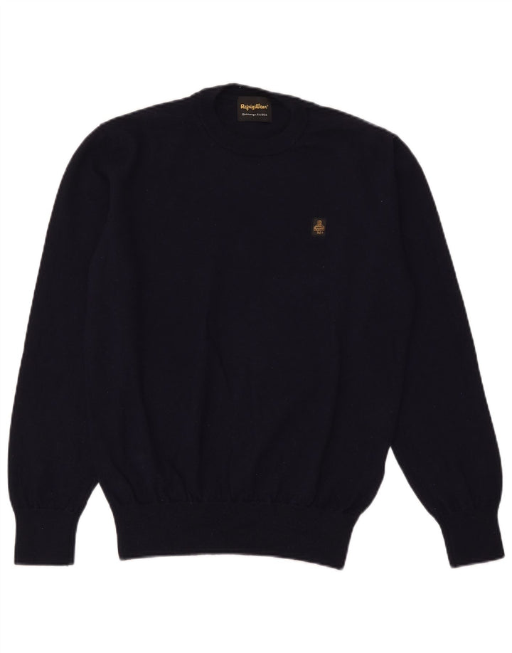 Ανδρικό πουλόβερ Refrigiwear Crew Neck Jumper XL Navy Blue Wool