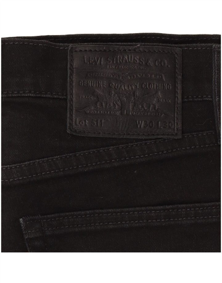 Levi's Mens 511 Slim Jeans W30 L30 Black