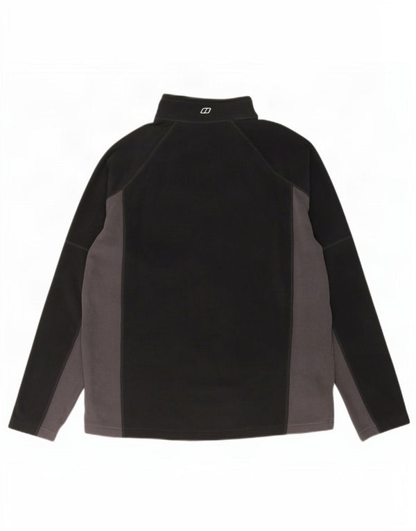 Ανδρικό φερμουάρ Berghaus Fleece Jumper με μεγάλο μαύρο χρώμα πολυεστέρα