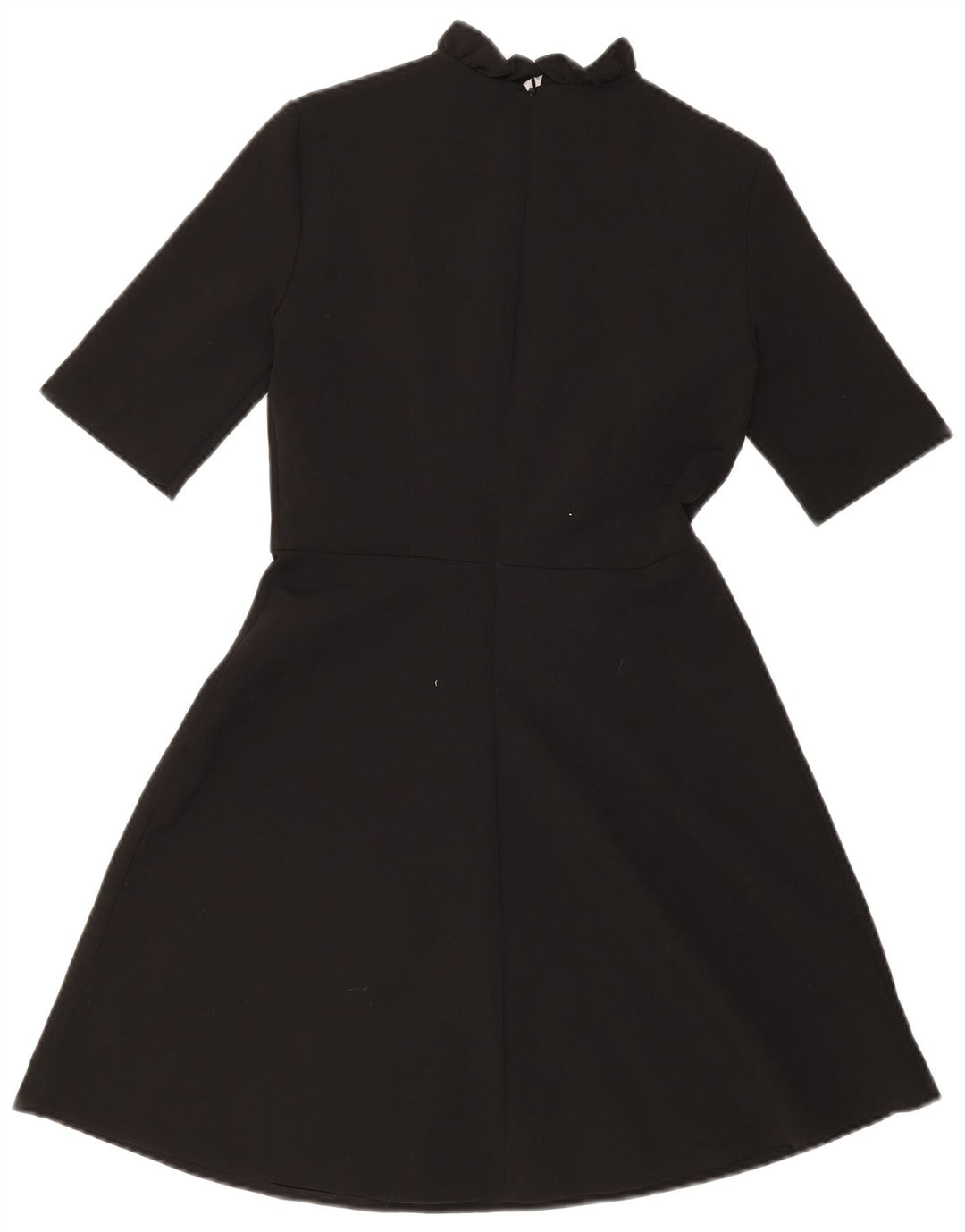 Γυναικείο φόρεμα ZARA A-Line UK 10 Small Black Floral Polyester