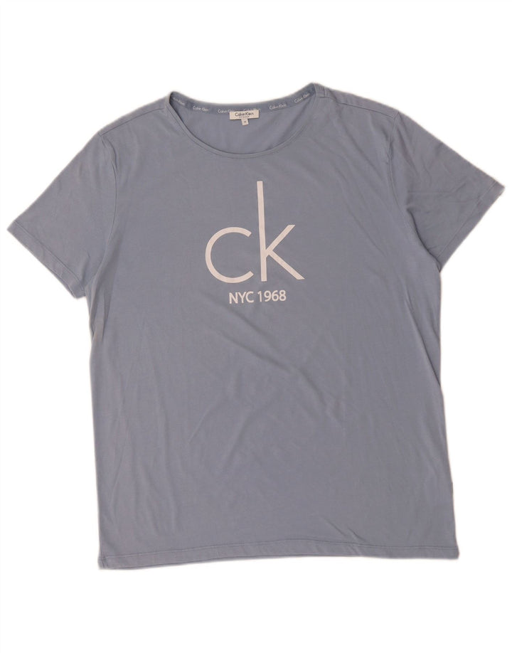 Ανδρικό γραφικό T-shirt CALVIN KLEIN Μπλουζάκι, μεσαίο βαμβακερό
