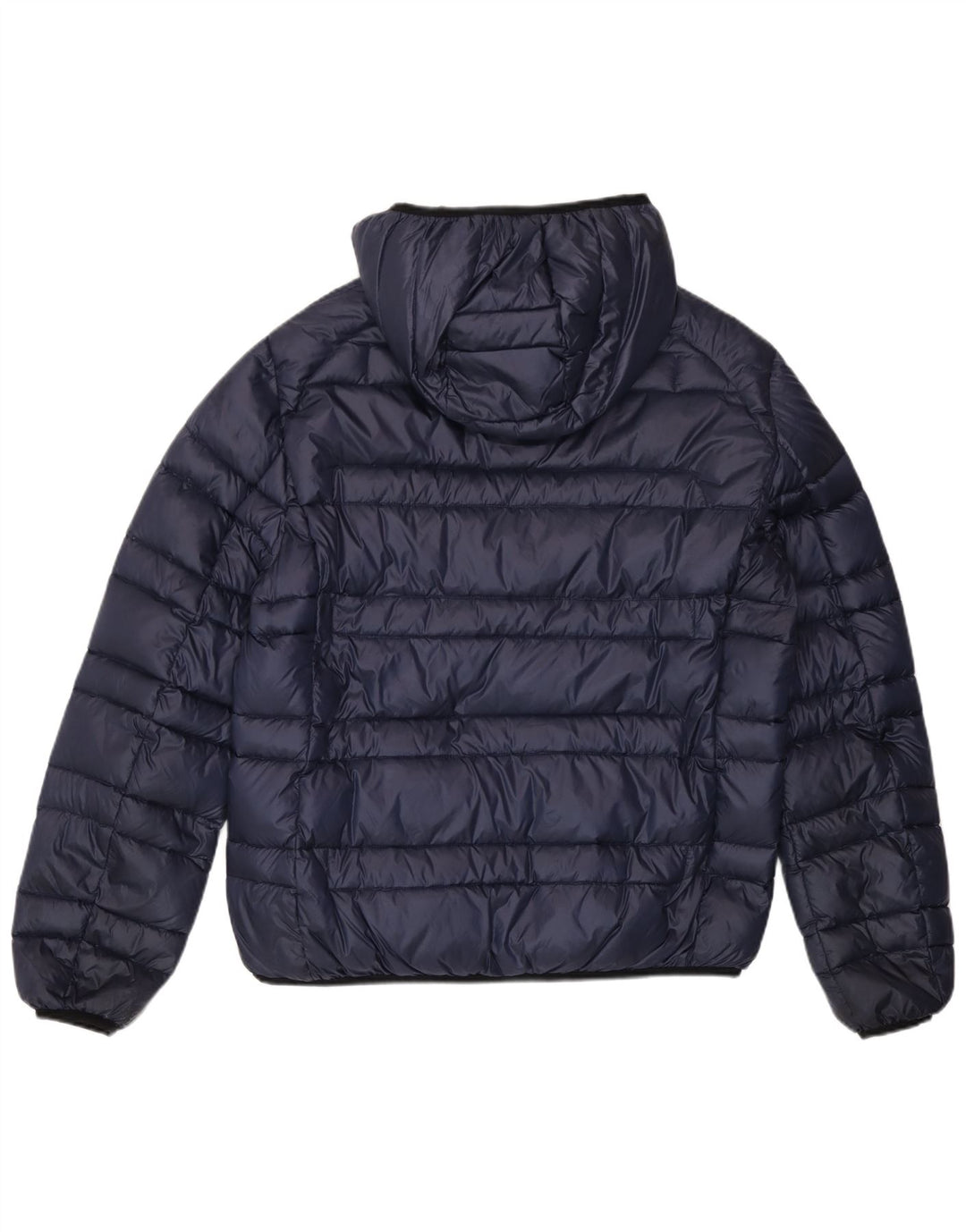 Blauer Ανδρικό μπουφάν με κουκούλα UK 40 Large Navy Blue Polyamide