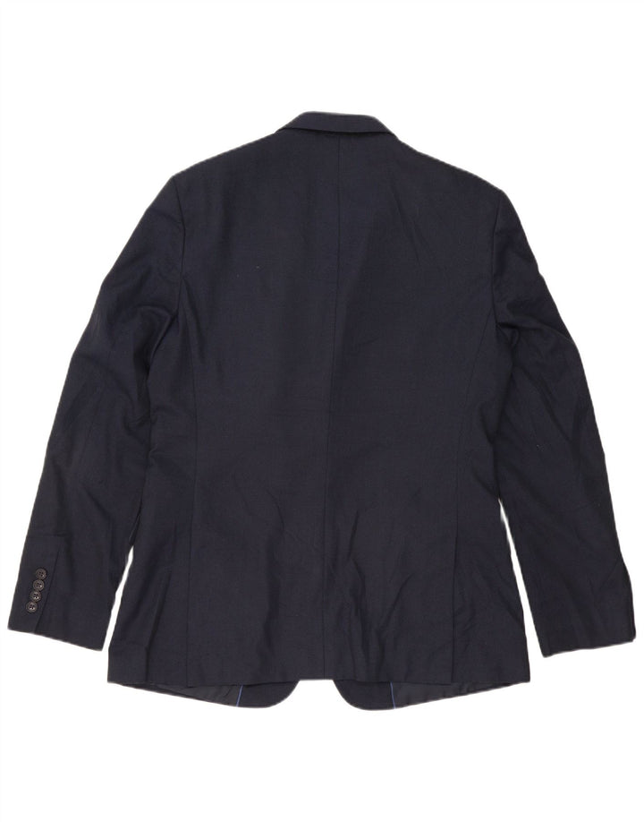 Marks & Spencer Ανδρικό μπλέιζερ με 2 κουμπιά μπουφάν UK 42 Large Navy Blue Polyester