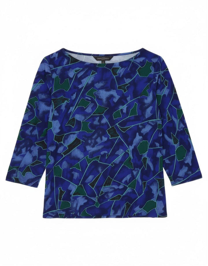 Valstar Γυναικείο Abstract Pattern Top 3/4 Sleeve UK 18 XL Blue