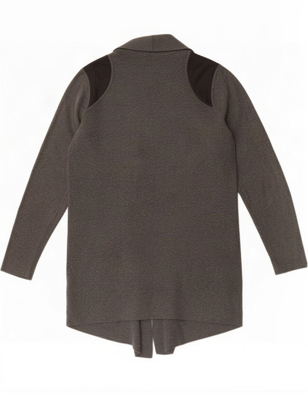 Marks & Spencer Womens Longline Cardigan πουλόβερ UK 16 Large Grey