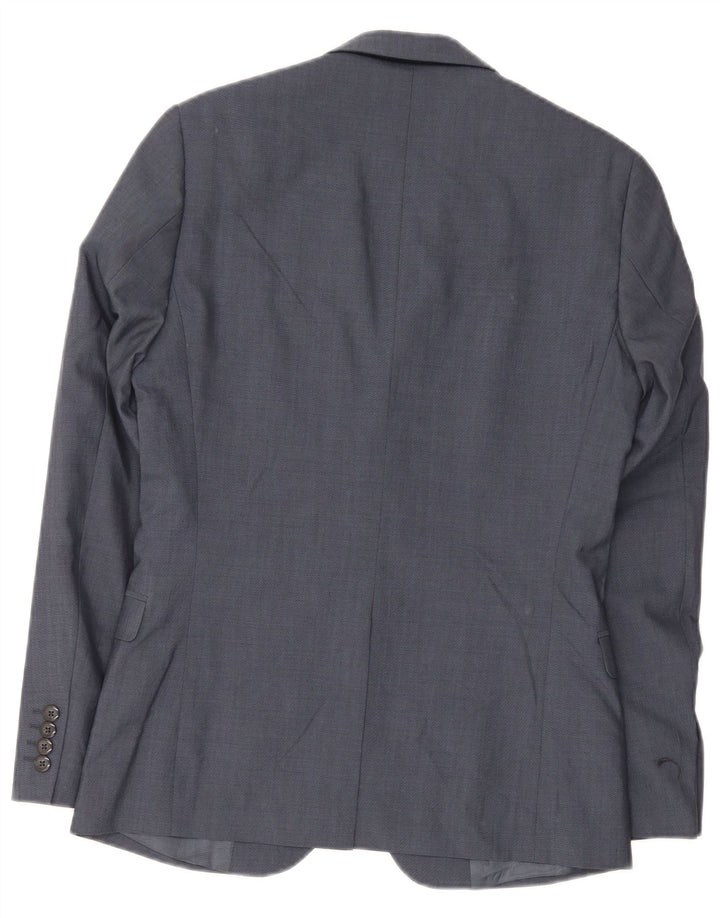 Dkny Ανδρικό σακάκι σακάκι με 2 κουμπιά UK 36 Small Navy Blue Wool