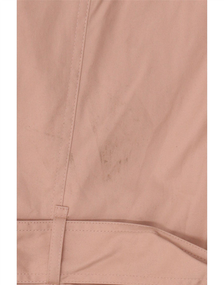 Boden Γυναικεία καμπαρντίνα UK 10 Small Pink Cotton