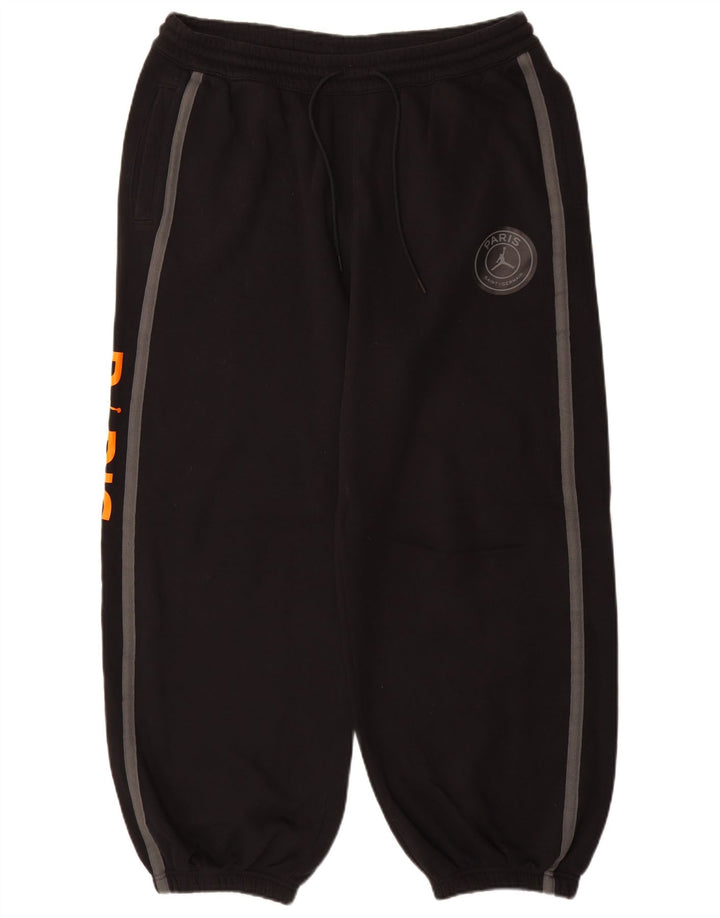 JORDAN Ανδρική φόρμα γυμναστικής Paris Graphic Παντελόνι Joggers Μεγάλο Μαύρο Βαμβακερό