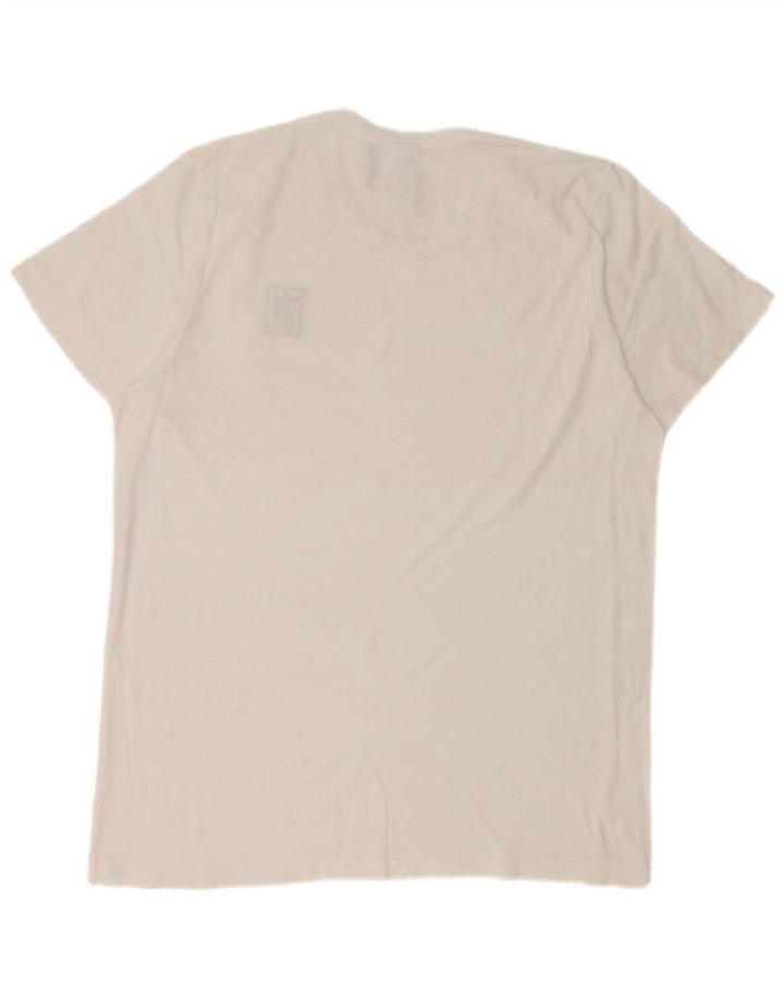 Ανδρικό T-Shirt Adidas Top μεγάλο λευκό βαμβακερό